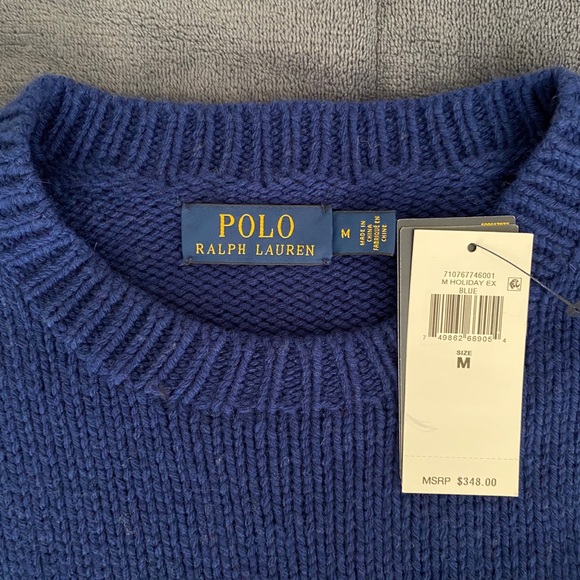 Ralph Lauren Polo “P Racing 1992” Sweater